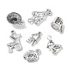 72Pcs 12 Styles Tibetan Style Alloy Pendants FIND-FP0001-24-5
