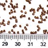 FGB 11/0 Grade A Baking Paint Glass Seed Beads SEED-S030-1031-4
