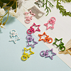 26Pcs 13 Colors Zinc Alloy Swivel Lobster Claw Clasps PALLOY-CJ0001-131-6