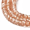 Cubic Zirconia Bead Strands ZIRC-G001-01C-4
