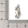 Anti-Tarnish 304 Stainless Steel Pendants STAS-M075-24P-3