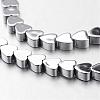 Electroplate Non-magnetic Synthetic Hematite Bead Strands G-F300-23A-01-1