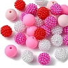 DIY Round Silicone & Acrylic & Berry Beads Making Findings Kits DIY-FS0006-26D-3