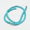 Dyed Synthetical Turquoise Heart Bead Strand G-P083-88B-2