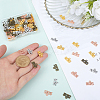 100Pcs 4 Colors Alloy Pendants FIND-SP0002-36-3