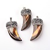 Italian Horn Shell Pendants G-F215-15-1