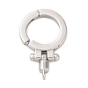 304 Stainless Steel Twister Clasps X-STAS-S187-01P-1