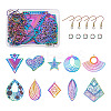 DIY Dangle Earing Making Kits DIY-CW0001-06-1