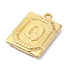 Ion Plating(IP) 304 Stainless Steel Pendants STAS-U033-01G-Q-2