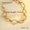 Fashionable 304 Stainless Steel Link Chain Bracelets FS-WG43E75-05-1