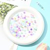 120Pcs 2 Colors Baking Paint Imitation Jade Glass Beads DGLA-FS0001-21A-8