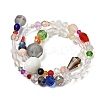 Mixed Electroplate Glass Beads Strands EGLA-A003-01-9