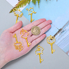 24Pcs 12 Style Alloy Open Back Bezel Pendants PALLOY-CJ0001-128-6