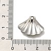 Anti-Tarnish 304 Stainless Steel Pendants STAS-U031-09P-3