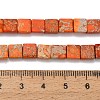 Dyed Natural Imperial Jasper Beads Strands G-F833-A01-01D-5