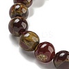 Round Synthetic Gold Clinquant Stone Stretch Bracekets G-P549-02A-04-3