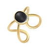 304 Stainless Steel Enamel Cuff Rings RJEW-M171-08G-1