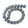 Transparent Electroplate Glass Beads Strands EGLA-N002-34F-F04-4