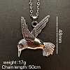 Vintage Alloy Flying Bird Pendant Necklaces for Men Women LS-SG2884-2