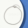 304 Stainless Steel Wheat Chain Bracelets for Unisex BJEW-K282-01A-P-3