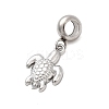 304 Stainless Steel Sea Animal European Dangle Charms X-STAS-D153-04A-P-2