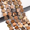 Natural Picture Jasper Beads Strands G-N257-24A-08-1