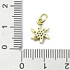 Brass Micro Pave Colorful Cubic Zirconia Pendants KK-H475-19G-02-3