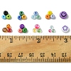 DIY Flat Round & Round Acrylic & Glass Seed Beads Jewelry Making Findings Kits DIY-FS0006-45-4