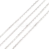 304 Stainless Steel Necklaces NJEW-F027-40-1mm-3