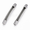 Tarnish Resistant 304 Stainless Steel Tube Beads STAS-H400-72P-1