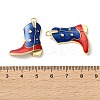 Independence Day Alloy Enamel Pendants ENAM-I069-02G-02A-3