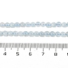 Grade A Natural Aquamarine Round Bead Strands LS-G-L417-13-A01-4
