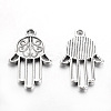 Tibetan Style Alloy Pendants TIBEP-23356-AS-NR-1