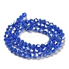 Opaque Solid Color Electroplate Glass Beads Strands GLAA-F029-P4mm-A11-2