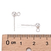 925 Sterling Silver Stud Earring Findings STER-S002-49-3