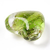 Luminous Handmade Gold Sand Lampwork Beads FOIL-T006-03D-1