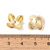 Rack Plating Brass Flower Bead Caps KK-K381-06B-G02-3