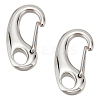 304 Stainless Steel Key Ring Connection Clasps Belt Clip for Keys STAS-PH0002-24P-1