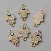 Alloy Rhinestone Pendants FIND-WH0147-30G-2