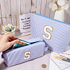 Letter S Polyester Makeup Storage Bag AJEW-WH20001-73B-3