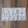 Rectangle with Butterfly Pattern DIY Pendant Silicone Molds X1-DIY-G114-04-4