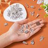 100Pcs 20 Styles Tibetan Style Zinc Alloy Pendants FIND-TA0003-90-6