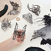 6Pcs 6 Styles Halloween Zinc Alloy Claw Hair Clips for Woman Girls Thick Hair PHAR-GA0001-03-3