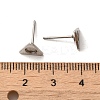 Non-Tarnish Triangle 304 Stainless Steel Studs Earrings STAS-H193-01P-3
