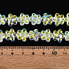 Transparency Electroplate Glass Beads Strands GLAA-T023-38A-01-4