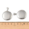 316 Stainless Steel Locket Pendants STAS-K321-11D-P-3