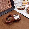 1-Slot Round Wood Ring Storage Boxes CON-HY0001-05A-4