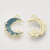 Alloy Enamel Pendants ENAM-N051-21B-2