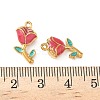 304 Stainless Steel Enamel Pendants STAS-I346-17G-02A-3