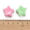 Opaque Acrylic Enamel European Beads AC-CBA917A-01C-3